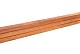 AZ Hardhouten paal geschaafd met V-groef, gepunt 6,5 x 6,5 x 250 cm - OP=OP*