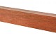 AZ Hardhouten paal met diamantkop, 12 x 12 x 300 cm.*