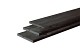 Douglas fijnbezaagde plank 2,5 x 25 x 400 cm, zwart gedompeld.*