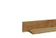 Douglas Zweeds rabat 1 zijde geschaafd, 1 zijde fijnbezaagd 1,0-2,1 x 16,5 x 400 cm, groen geïmpregn