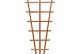 Hardhouten V-trellis 30-65 x 150 cm.*