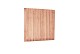 Redvision geschaafd plankenscherm 21-planks 16 mm, 180 x 180 cm, verticaal recht.