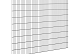 Hillfence metalen scherm, dubbele staafmat, 250 x 183 cm, zwart.*
