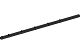 Hillfence metalen hoekpaal, inclusief aansluitingset en afdekkap, 6 x 6 x 240 cm, zwart.*