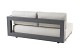 4 Seasons Outdoor Metropolitan 2.5-zits loungebank antraciet armleuning rechts OP=OP