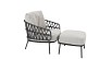 4 Seasons Outdoor Calpi voetenbank incl. kussen OP=OP