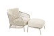 4 Seasons Outdoor Puccini voetenbank incl. kussen