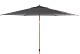4 Seasons Outdoor Azzurro parasol 300 cm. Ø antraciet met Houtlook frame OP=OP