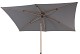 4 Seasons Outdoor Azzurro parasol 200 x 300 cm. antraciet met Houtlook frame