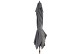 4 Seasons Outdoor Azzurro parasol 200 x 300 cm. antraciet met Houtlook frame