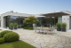 4 Seasons Outdoor Azzurro parasol 200 x 300 cm. antraciet met Houtlook frame