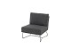 Taste by 4 Seasons Outdoor Belmond modulair tussenelement antraciet incl. 2 kussens