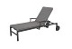 Taste by 4 Seasons Outdoor Regina verstelbaar & verrijdbaar ligbed antraciet