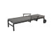 Taste by 4 Seasons Outdoor Regina verstelbaar & verrijdbaar ligbed antraciet