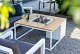 Cosiloft 100 white frame / teak top
