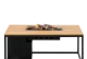 Cosiloft 120 black frame / teak top