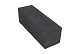 Stapelblok getrommeld 60x15x15 Antraciet*
