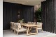 4 Seasons Outdoor Julia low dining tuinstoel brushed teak incl. 2 kussens OP=OP