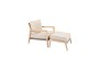 4 Seasons Outdoor Julia loungestoel teak incl. kussens OP=OP
