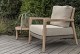 4 Seasons Outdoor Julia loungestoel teak incl. kussens OP=OP
