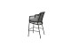 4 Seasons Outdoor Tramonti high dining stoel antraciet incl kussens