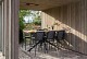 4 Seasons Outdoor Tramonti high dining stoel antraciet incl kussens