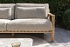 4 Seasons Outdoor Lucas 3-zits loungebank teak incl. 6 kussens