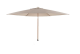 4 Seasons Outdoor Azzurro parasol 200 x 300 cm. zand met houtlook frame OP=OP