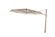 4 Seasons Outdoor Siesta zweefparasol Premium 350 cm. Ø zand met houtlook frame OP=OP
