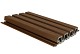 NewTechWood composiet co-extrusie wand bekleding rhombus profiel, 3,3 x 21,5 x 390 cm, Ipe.*