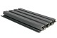 NewTechWood composiet co-extrusie wand bekleding rhombus profiel, 3,3 x 21,5 x 390 cm, Silver Gray.*