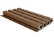 NewTechWood composiet co-extrusie wand bekleding rhombus profiel, 3,3 x 21,5 x 390 cm, Teak.*