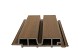 NewTechWood composiet co-extrusie wand bekleding Castellation PRO65 3,3 x 18 x 390cm Teak.*