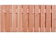 Douglas geschaafd plankenscherm 21-planks 16 mm, 180 x 90 cm t.b.v. betonsysteem, onbehandeld.*