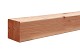 Douglas geschaafde paal duplo verlijmd 14 x 14 x 240 cm, onbehandeld.*