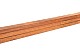 ++ AZ Hardhouten paal geschaafd met V-groef, gepunt 8,5 x 8,5 x 275 cm.