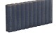 Palissadeband Zwart 6x25x50cm rond