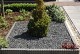 Palissadeband Zwart 6x25x50cm rond
