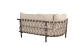 4 Seasons Outdoor Ezra modulaire 2-zits loungebank terre armleuning rechts incl. 3 kussens
