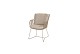 4 Seasons Outdoor Fabrice tuinstoel latte incl. 2 kussens