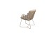 4 Seasons Outdoor Fabrice tuinstoel latte incl. 2 kussens