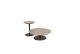 4 Seasons Outdoor Boaz bijzettafel met keramisch tafelblad centrale poot terre 80 cm. Ø (H 30)