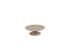 4 Seasons Outdoor Boaz bijzettafel met keramisch tafelblad centrale poot latte 80 cm. Ø (H 30)