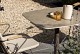 4 Seasons Outdoor Vermont tuintafel met keramisch tafelblad terre 75 x 75 cm.