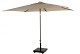 4 Seasons Outdoor Azzurro parasol 200 x 300 cm. beach met wenge frame