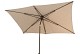 4 Seasons Outdoor Azzurro parasol 200 x 300 cm. beach met wenge frame