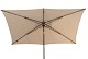 4 Seasons Outdoor Azzurro parasol 200 x 300 cm. beach met wenge frame