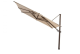 4 Seasons Outdoor Siesta zweefparasol Premium 300 x 300 cm. beach met wenge frame