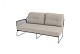 Taste by 4 Seasons Outdoor Rhodos 2-zits loungebank antraciet armleuning rechts