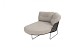 Taste by 4 Seasons Outdoor Rhodos chaise lounge antraciet armleuning links